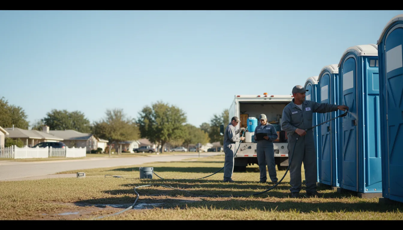 Long-Term Portable Toilet Rental in New Ulm, TX near me